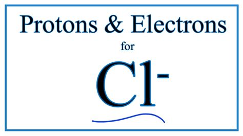 cl protons and electrons|What is the electron configuration of Cl.